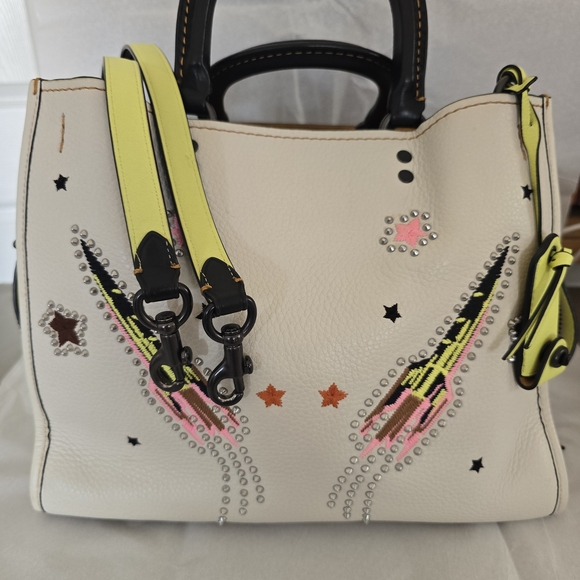 Coach Handbags - Coach Limited Edition Rocket Rogue 31 In Chalk.